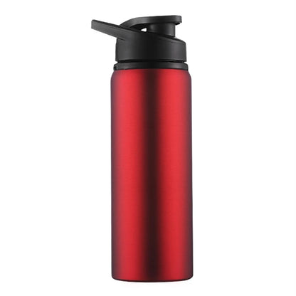 Portable Stainless Steel Bicycle Water Bottle Straight Drinking Outdoors Sports Travel Kettle Metal Water Bottle