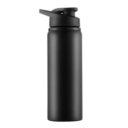 Portable Stainless Steel Bicycle Water Bottle Straight Drinking Outdoors Sports Travel Kettle Metal Water Bottle